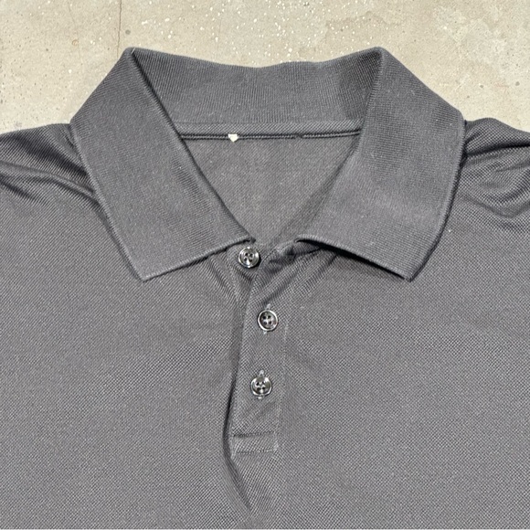 Saint Laurent Polo Shirt Mens Medium Slim Fit Black Italy Designer YSL Paris - Picture 2 of 8